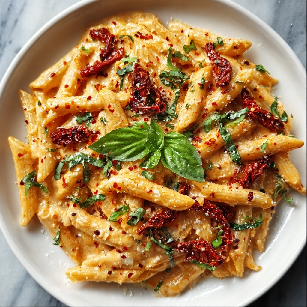 The Best One-Pan Sun-Dried Tomato Pasta for Dinner Delight Recipe - Recipe Image