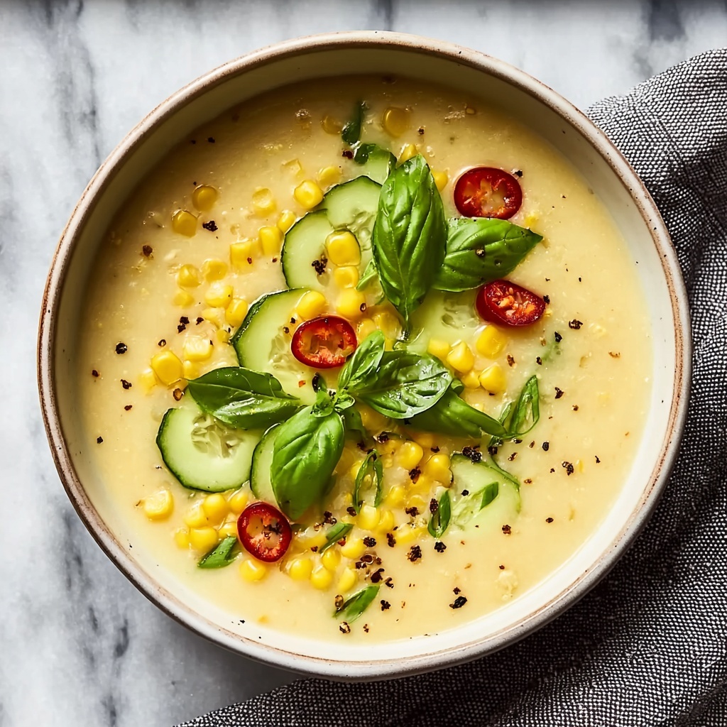 Chilled Summer Corn Soup Recipe - Recipe Image