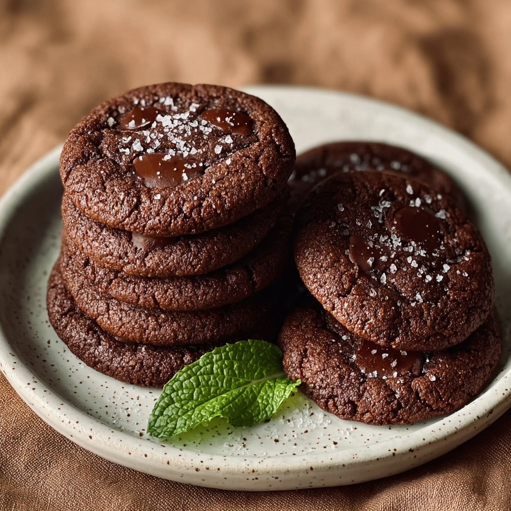 Tiny, Salty, Chocolaty Cookies Recipe - Recipe Image