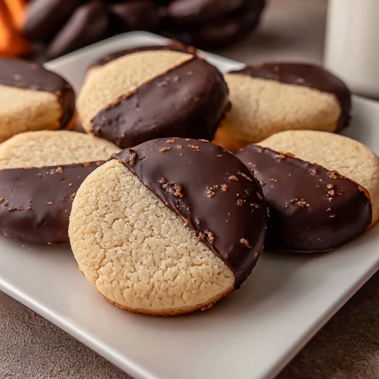 Chocolate Orange Shortbread Cookies Recipe