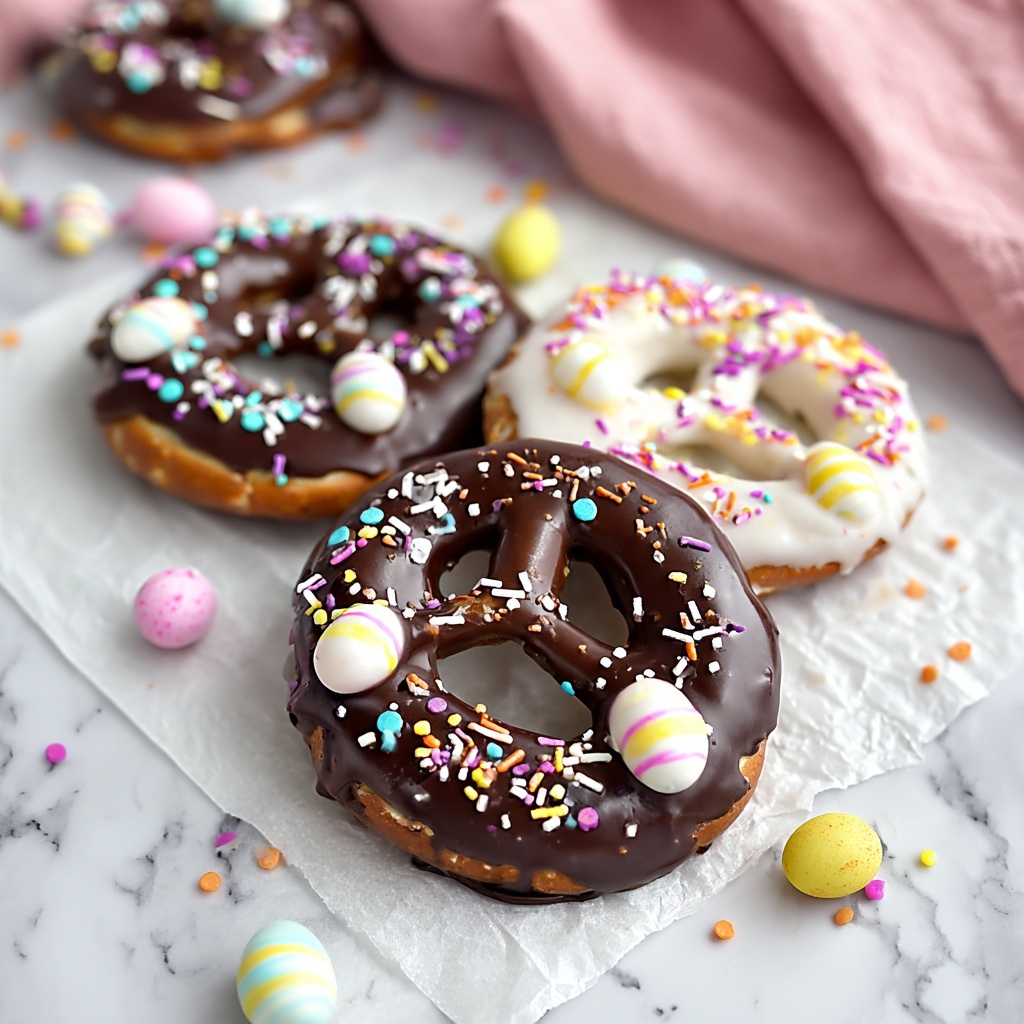 Best Chocolate Covered Pretzels for Easter Recipe - Recipe Image