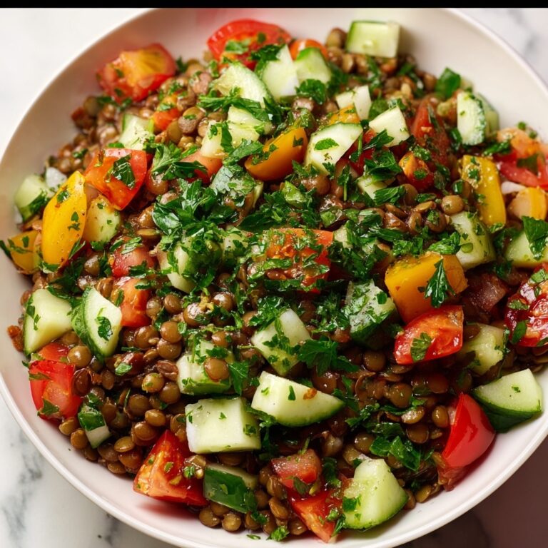 Lentil & Parsley Protein Salad Recipe
