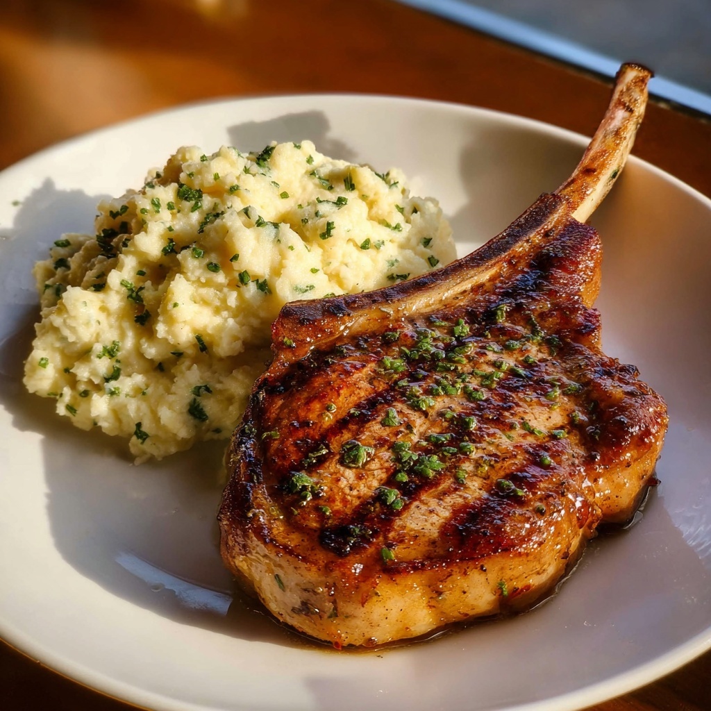 Lamb Schnitzel with Lemon Butter Mashed Potatoes Recipe - Recipe Image