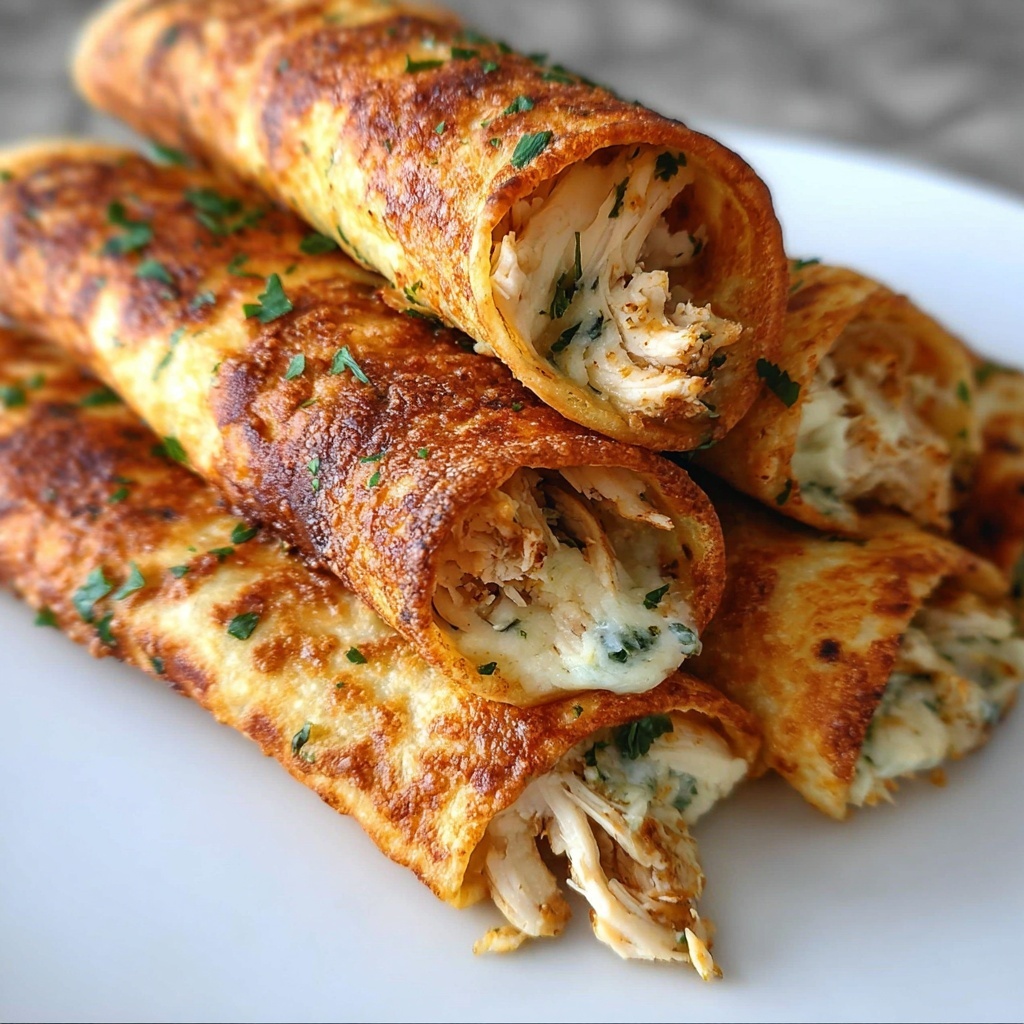 Delicious Jalapeno Popper Chicken Taquitos for Cozy Nights Recipe - Recipe Image