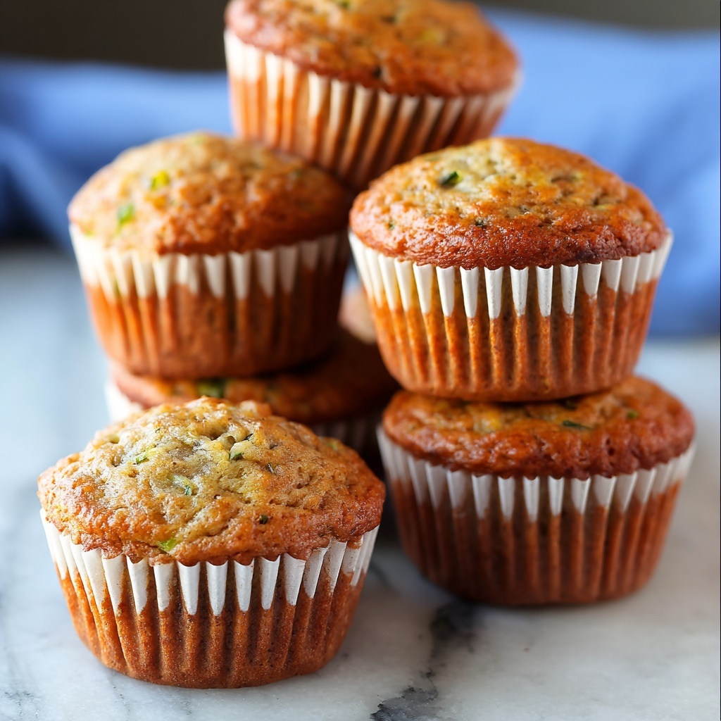 Banana Zucchini Bread Muffins Recipe - Recipe Image