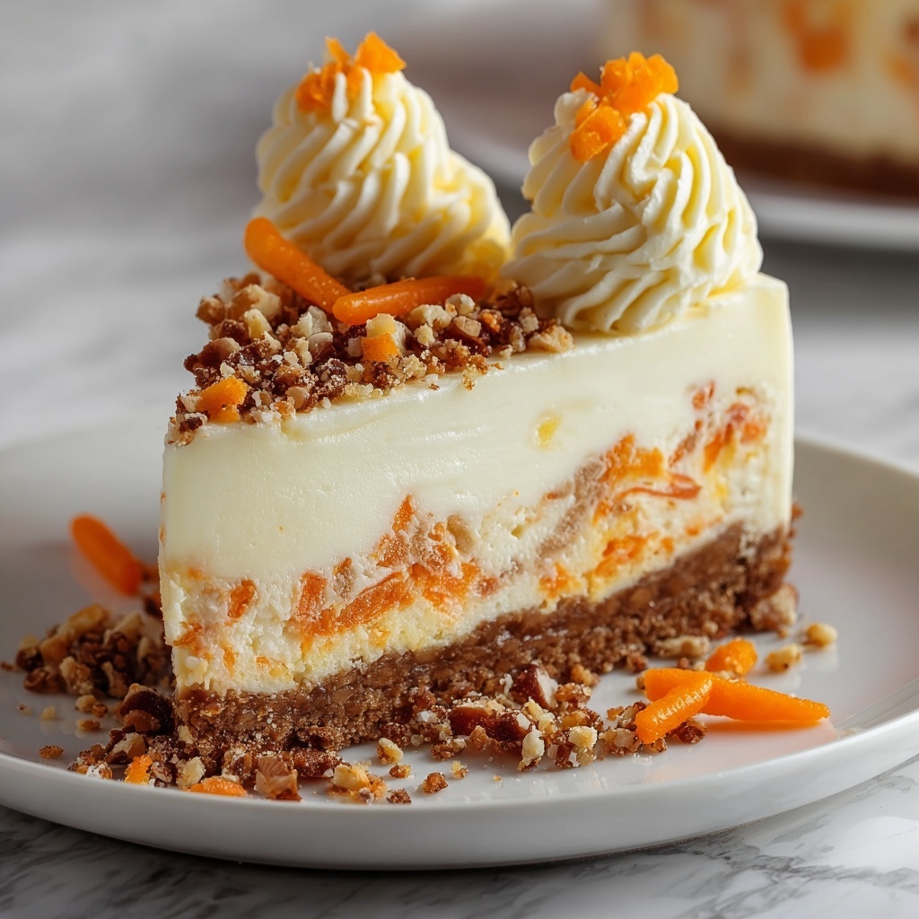 Carrot Cake Cheesecake Recipe - Recipe Image
