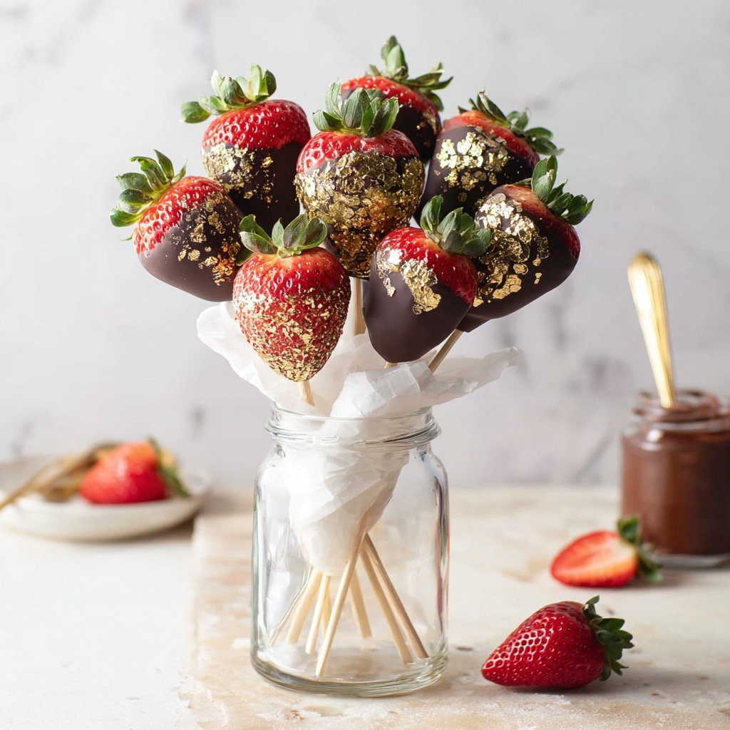 Chocolate Strawberry Bouquet Recipe - Recipe Image