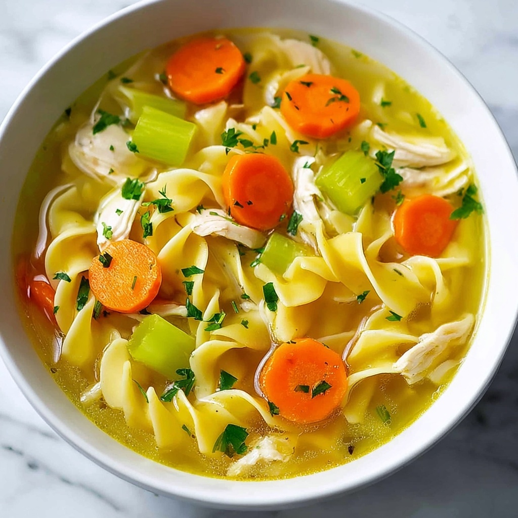 Comforting Chicken Noodle Soup Recipe - Recipe Image