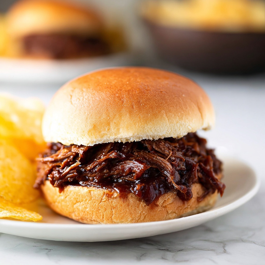Sweet BBQ Beef Sandwiches Recipe - Recipe Image