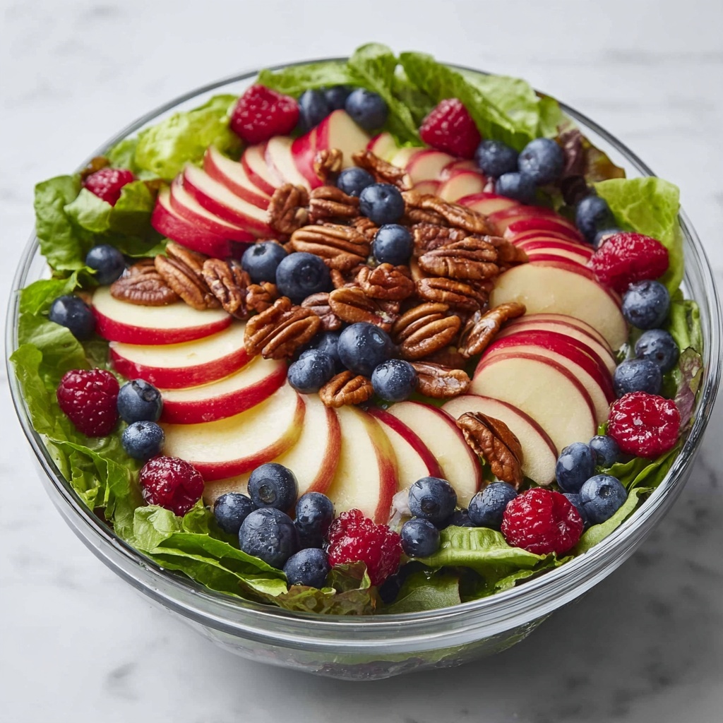 Mixed Green Salad with Berries and Poppy Seed Dressing Recipe - Recipe Image