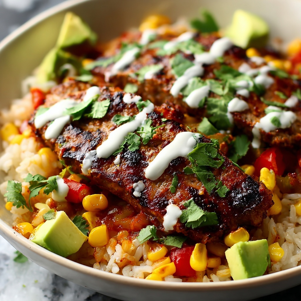 Loaded Street Corn Chicken Rice Bowl Recipe - Recipe Image