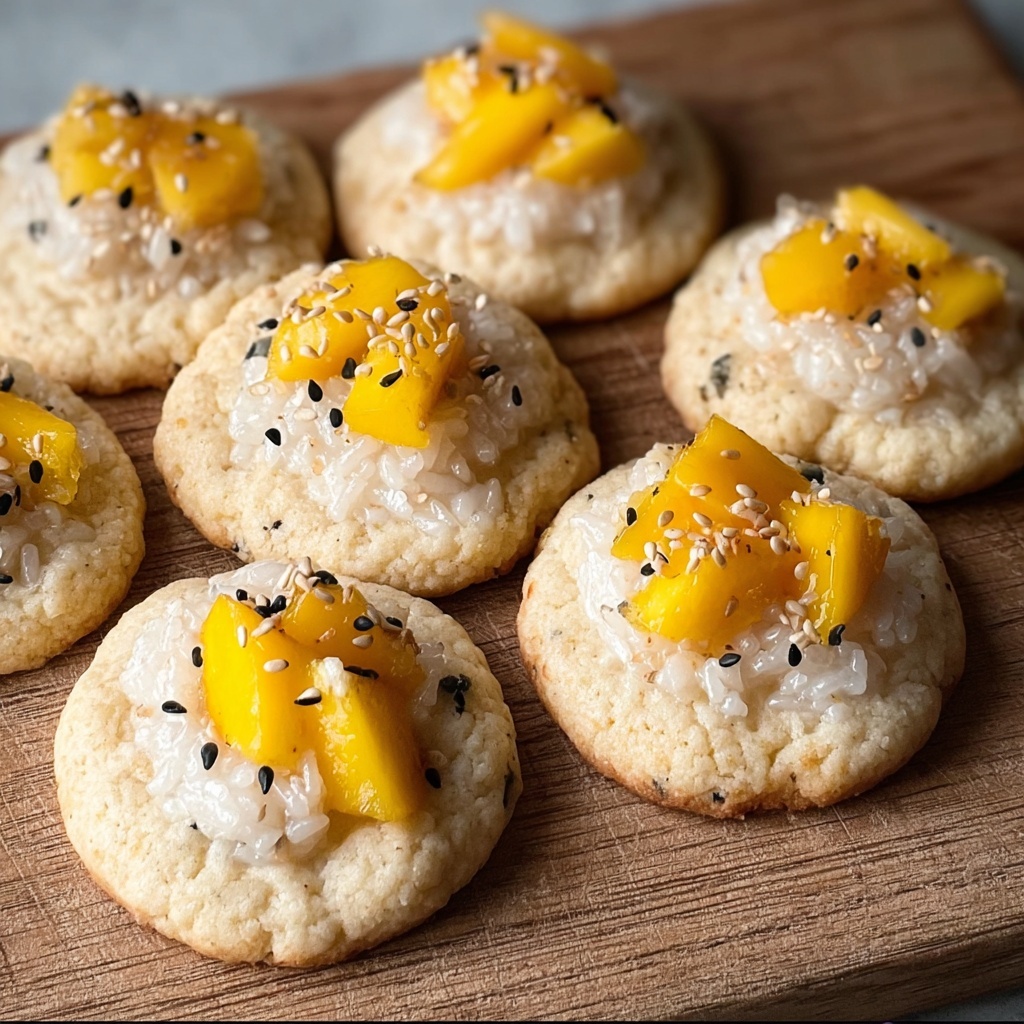 Mango Sticky Rice Cookies: A Chewy Tropical Delight Recipe - Recipe Image