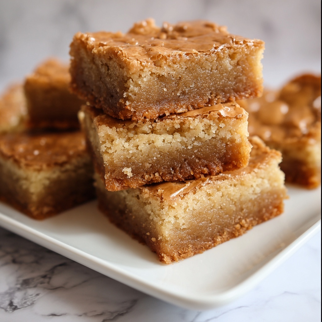 Vegan Cinnamon Chickpea Blondies Recipe - Recipe Image
