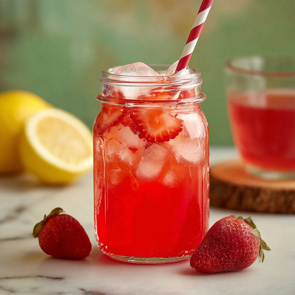 State Fair Strawberry Lemonade Recipe - Recipe Image