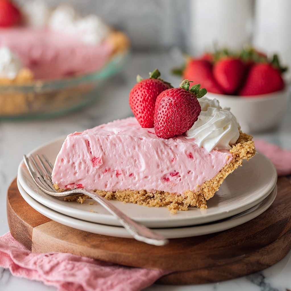 Kool Aid Pie: A Fun and Easy No-Bake Strawberry Dessert Recipe - Recipe Image
