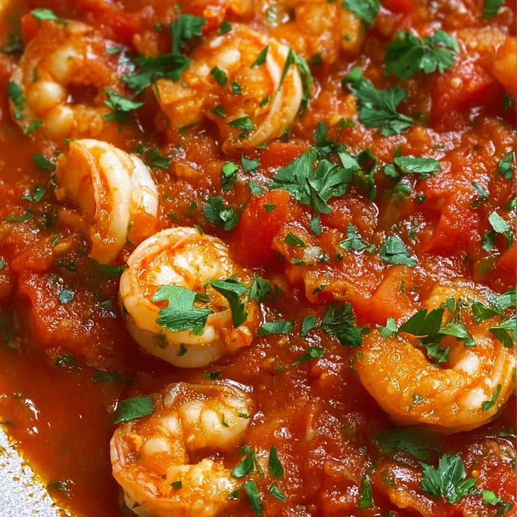 Garlic Shrimp in Tomato Sauce Recipe - Recipe Image