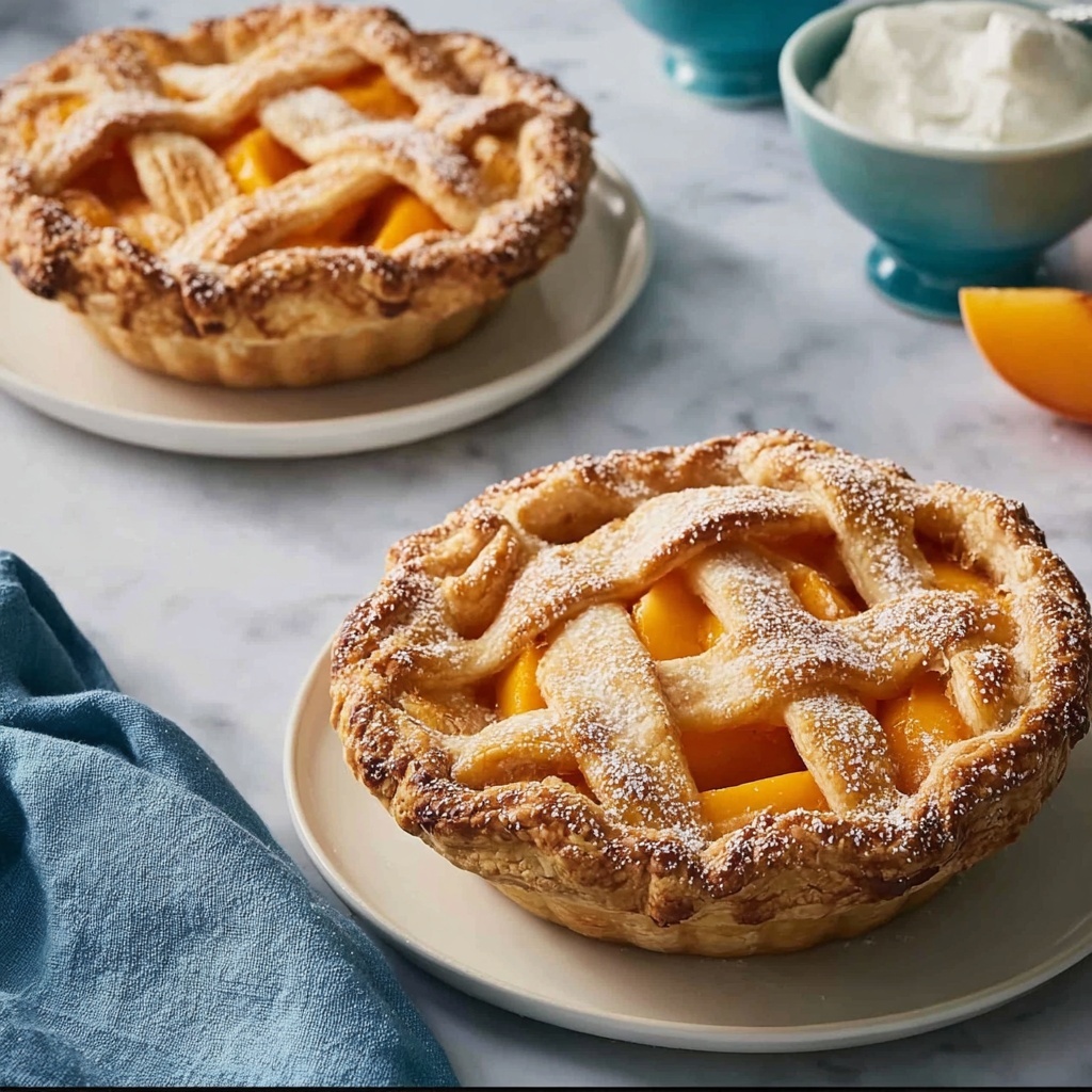 Individual Peach Pies for Sweet Summer Bliss Recipe - Recipe Image
