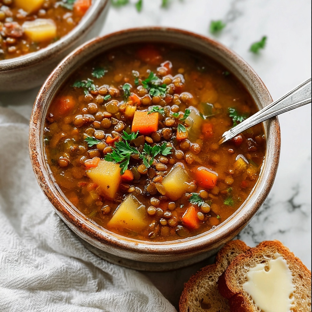 Lentil and Vegetable Soup Recipe - Recipe Image