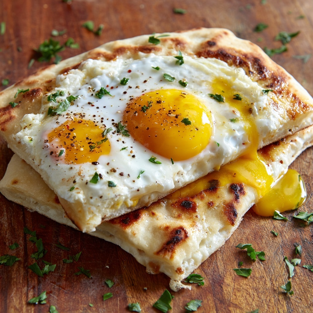 Fried Egg Quesadilla with Avocado and Cheese Recipe - Recipe Image