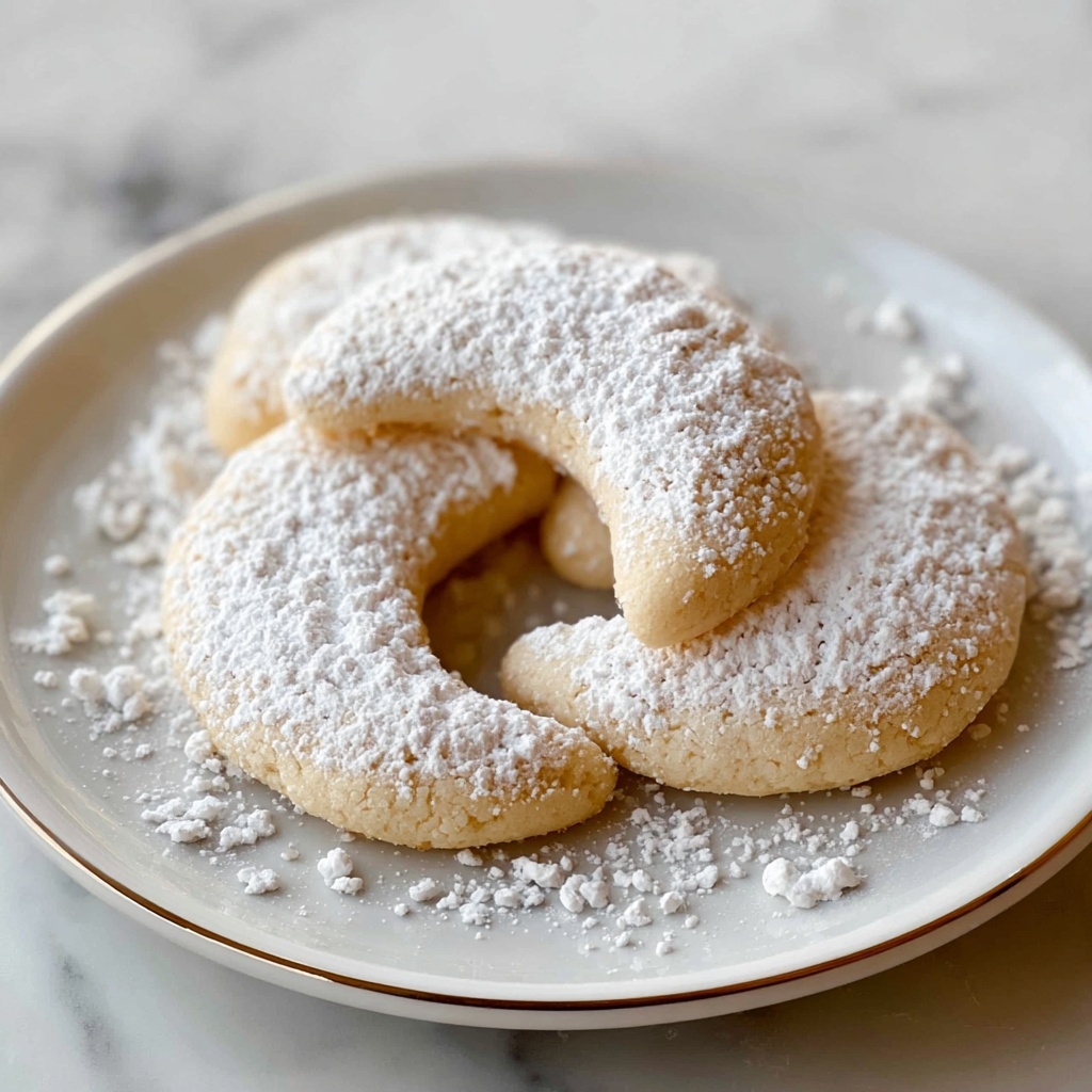 Almond Crescent Cookies Recipe - Recipe Image