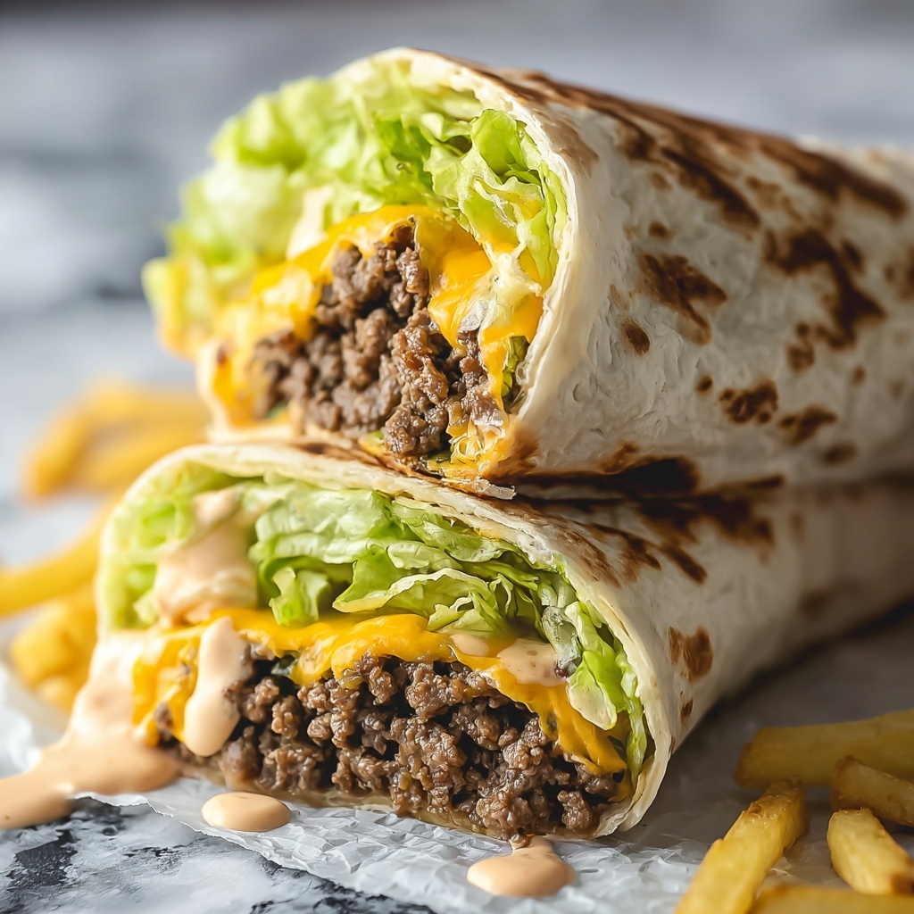 Big Mac Wraps Recipe - Recipe Image