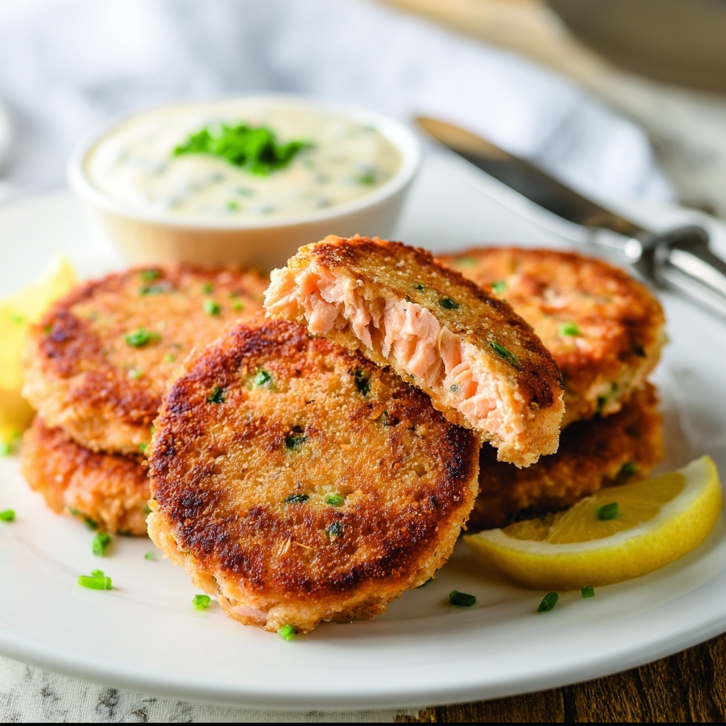 Old-Fashioned Salmon Patties Recipe - Recipe Image