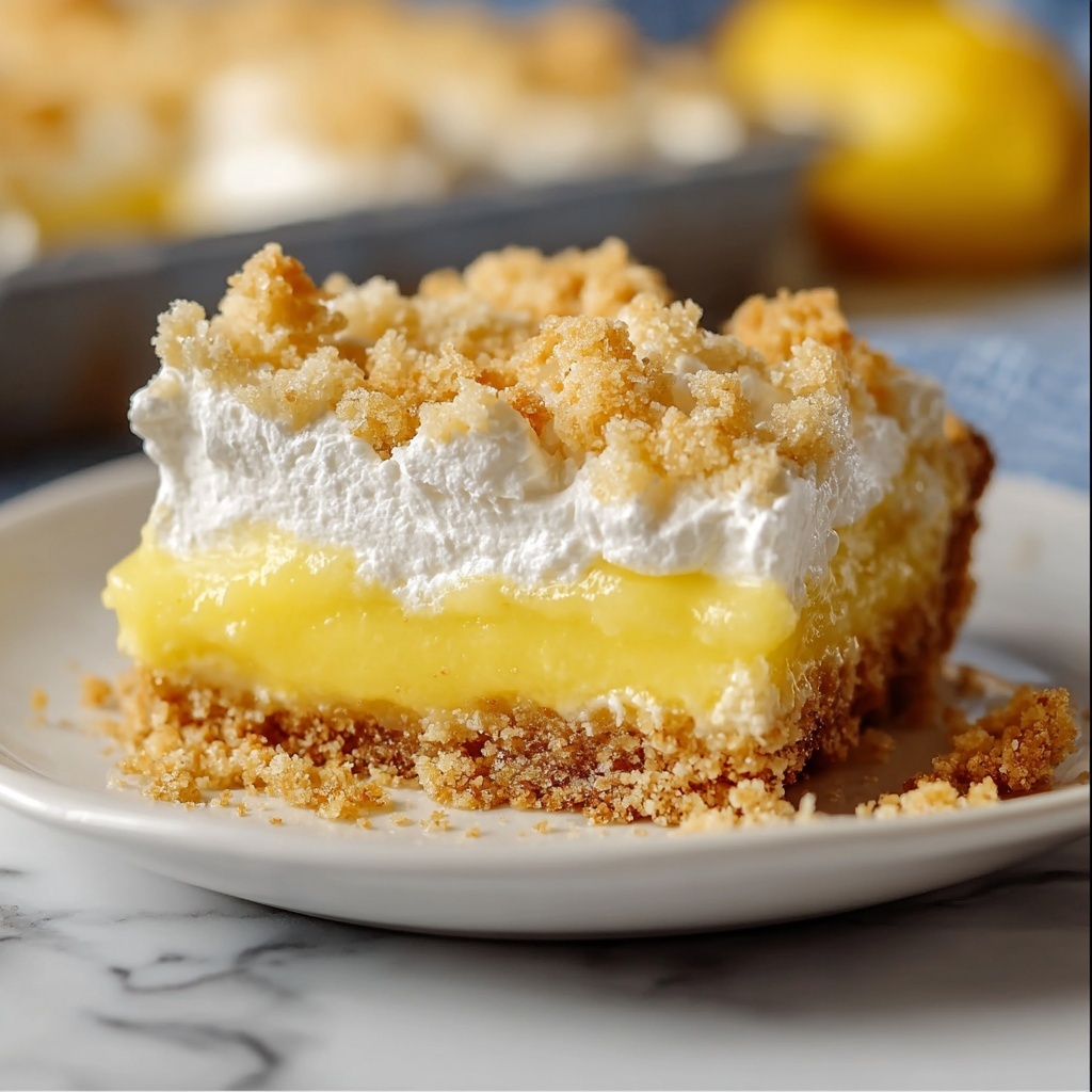 Lemon Cream Cheese Dump Cake Recipe - Recipe Image