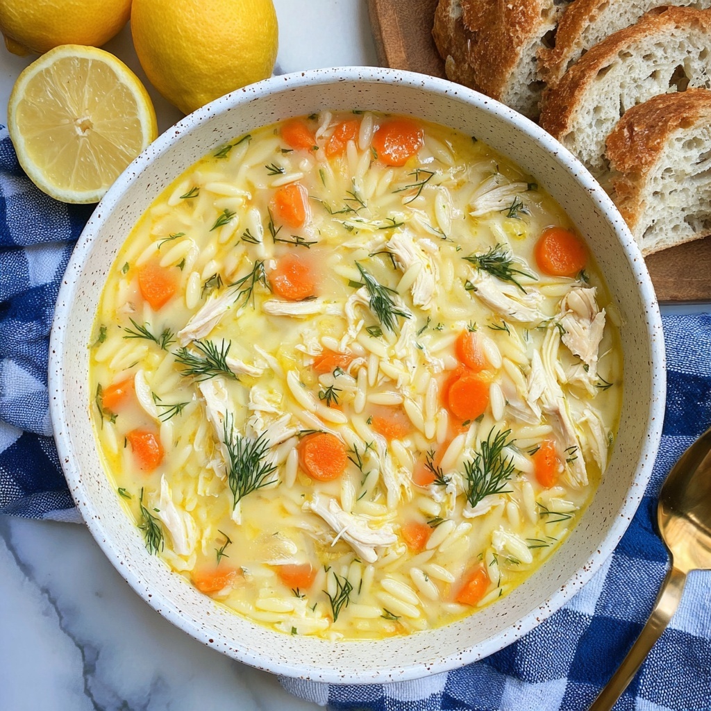 Greek Lemon Chicken Soup Recipe - Recipe Image