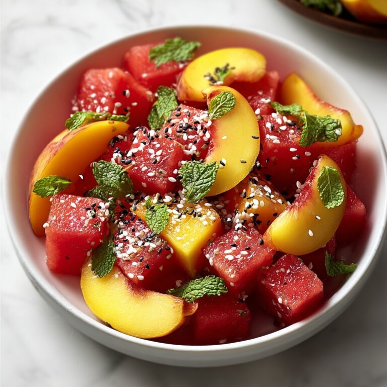 Peach Watermelon Salad: An Amazing Ultimate Recipe