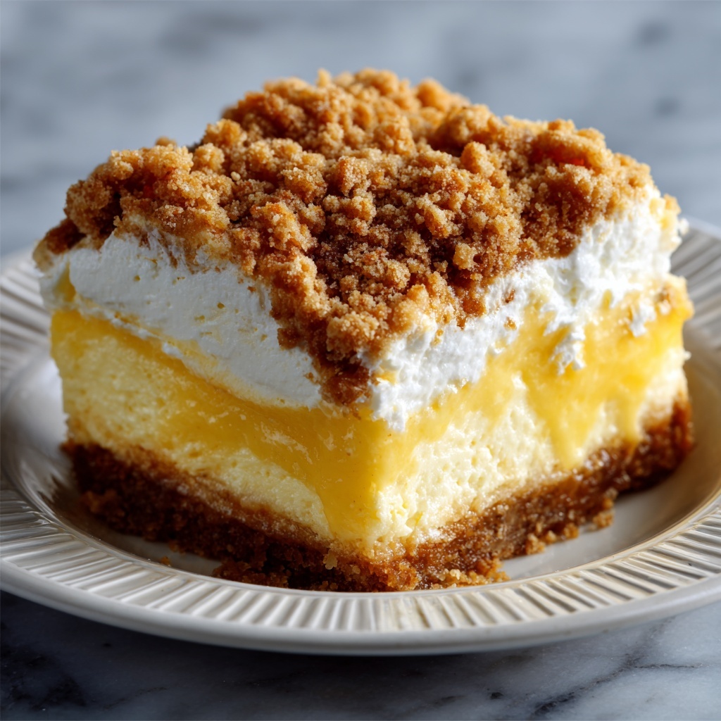 Lemon Cream Cheese Dump Cake Recipe - Recipe Image