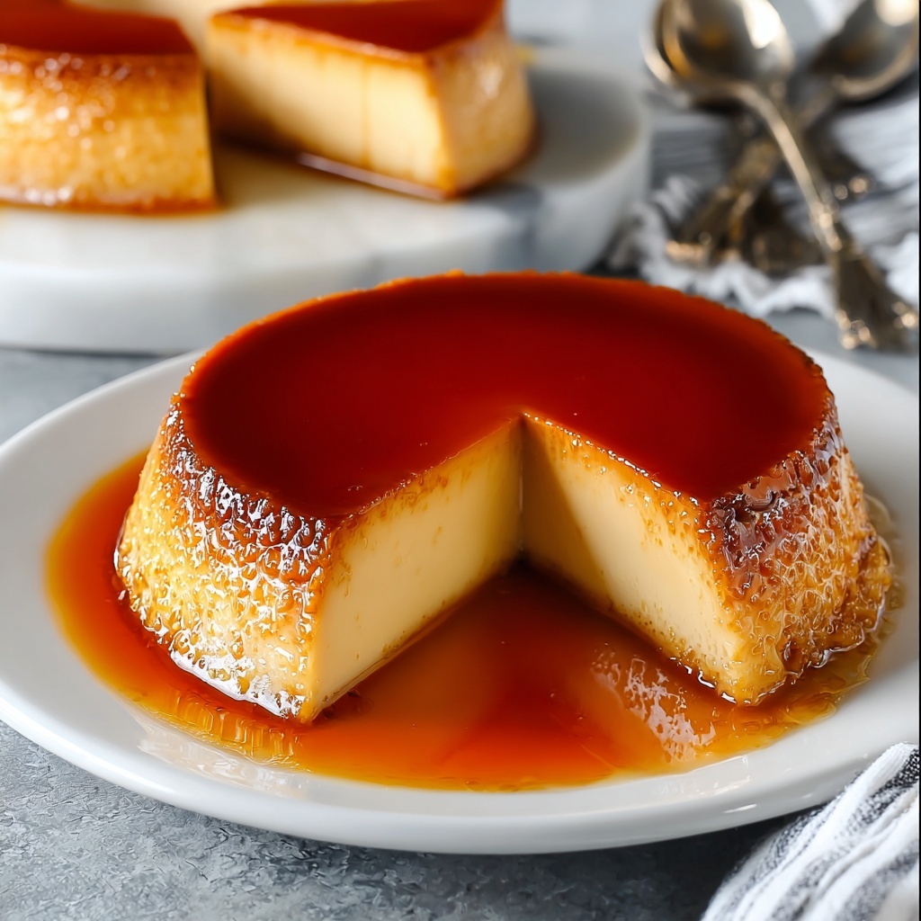 Creamy Caramel Flan Recipe - Recipe Image