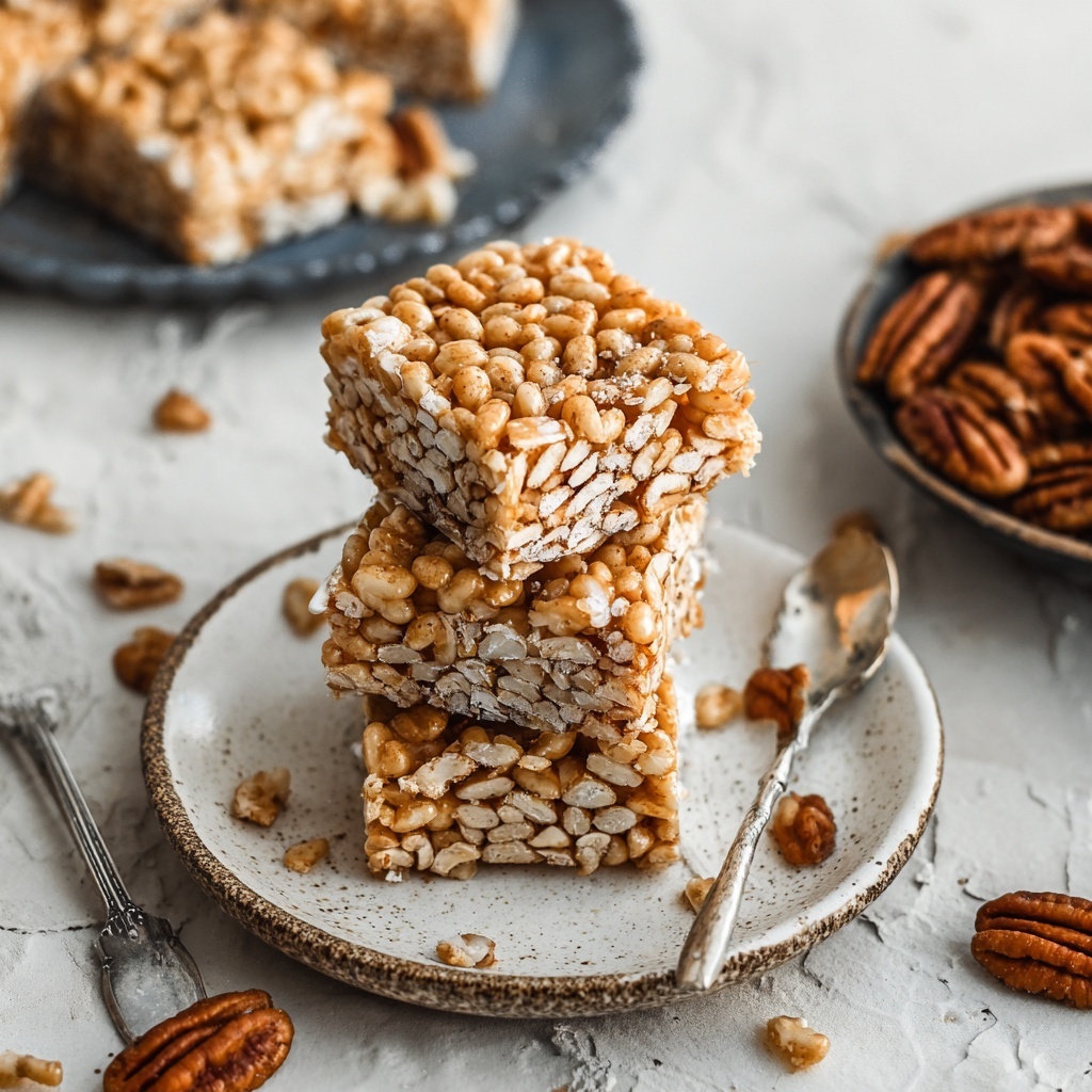 Brown Butter Crispy Rice Treats Recipe - Recipe Image