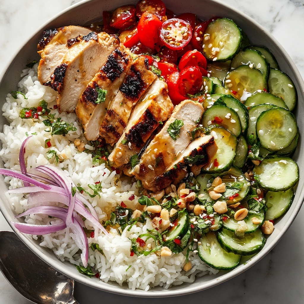 Chicken Bowl with Lime, Avocado, and Black Beans Recipe - Recipe Image