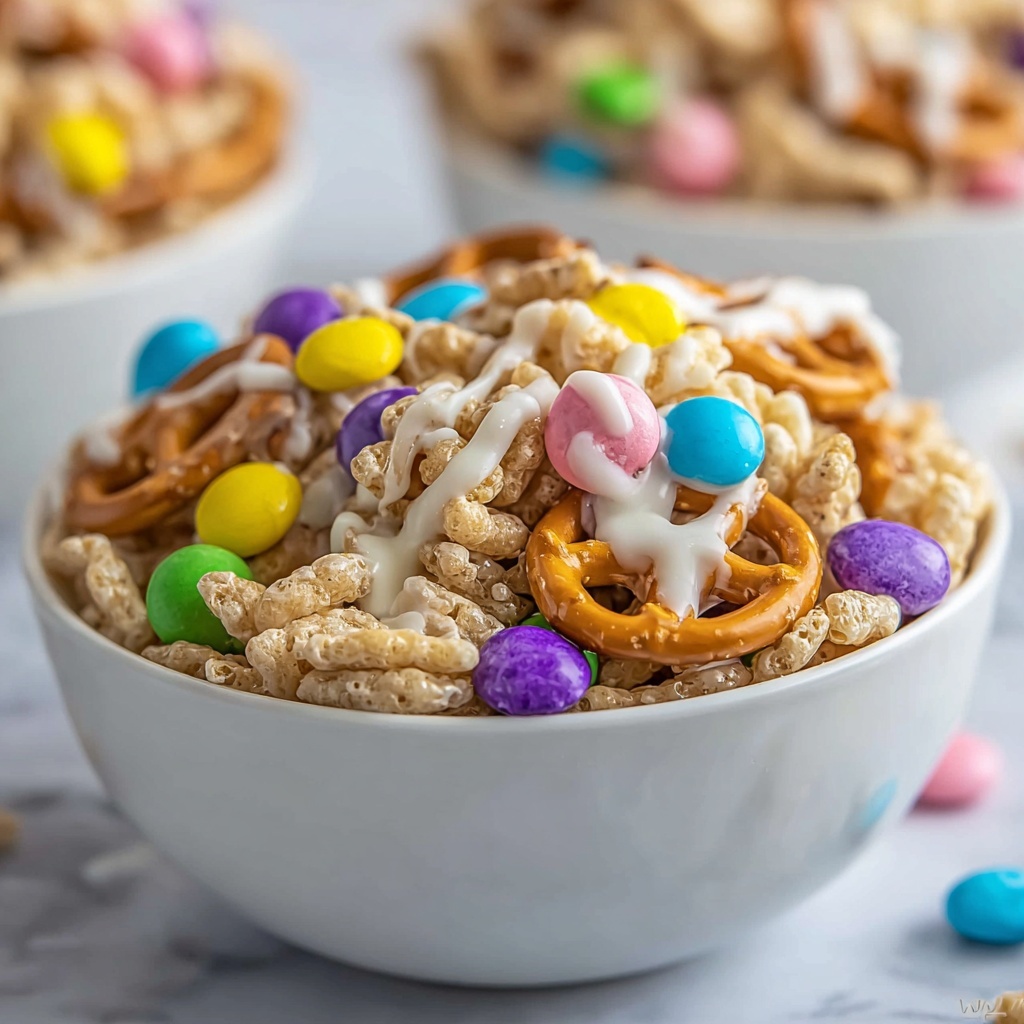 Bunny Bait No-Bake Easter Snack Mix Recipe - Recipe Image