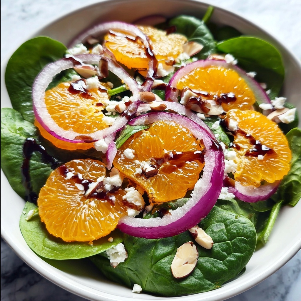 Spinach Orange Almond Salad Recipe - Recipe Image
