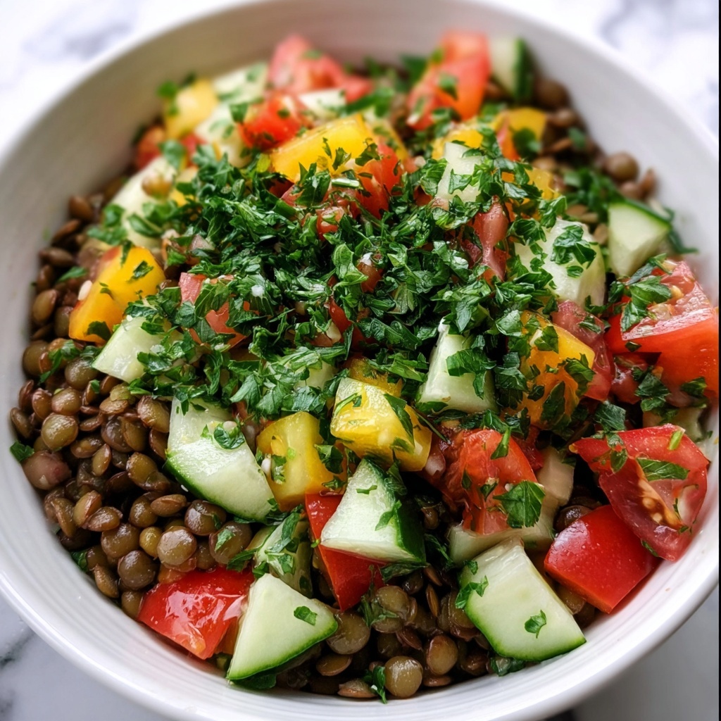 Lentil & Parsley Protein Salad Recipe - Recipe Image