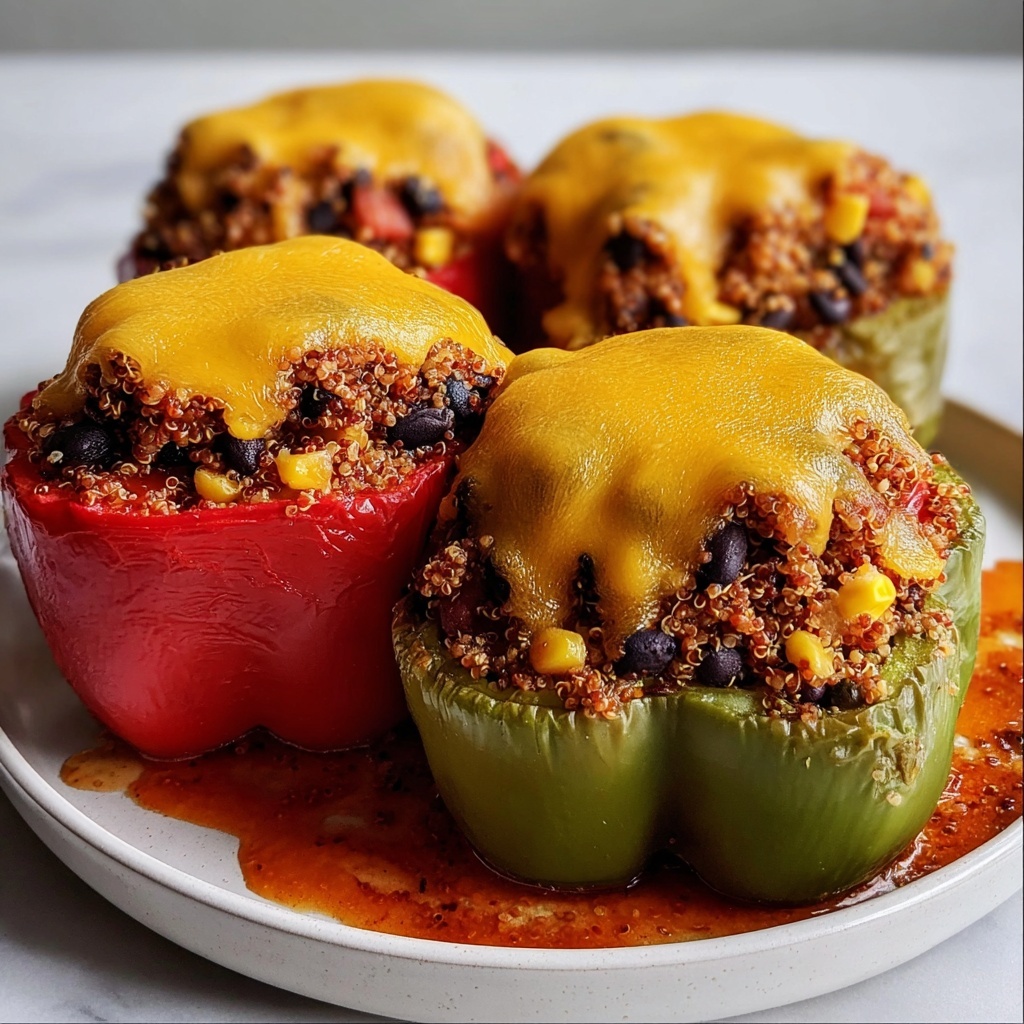 Stuffed Peppers with Quinoa: 7 Irresistible Flavor Bombs Recipe - Recipe Image