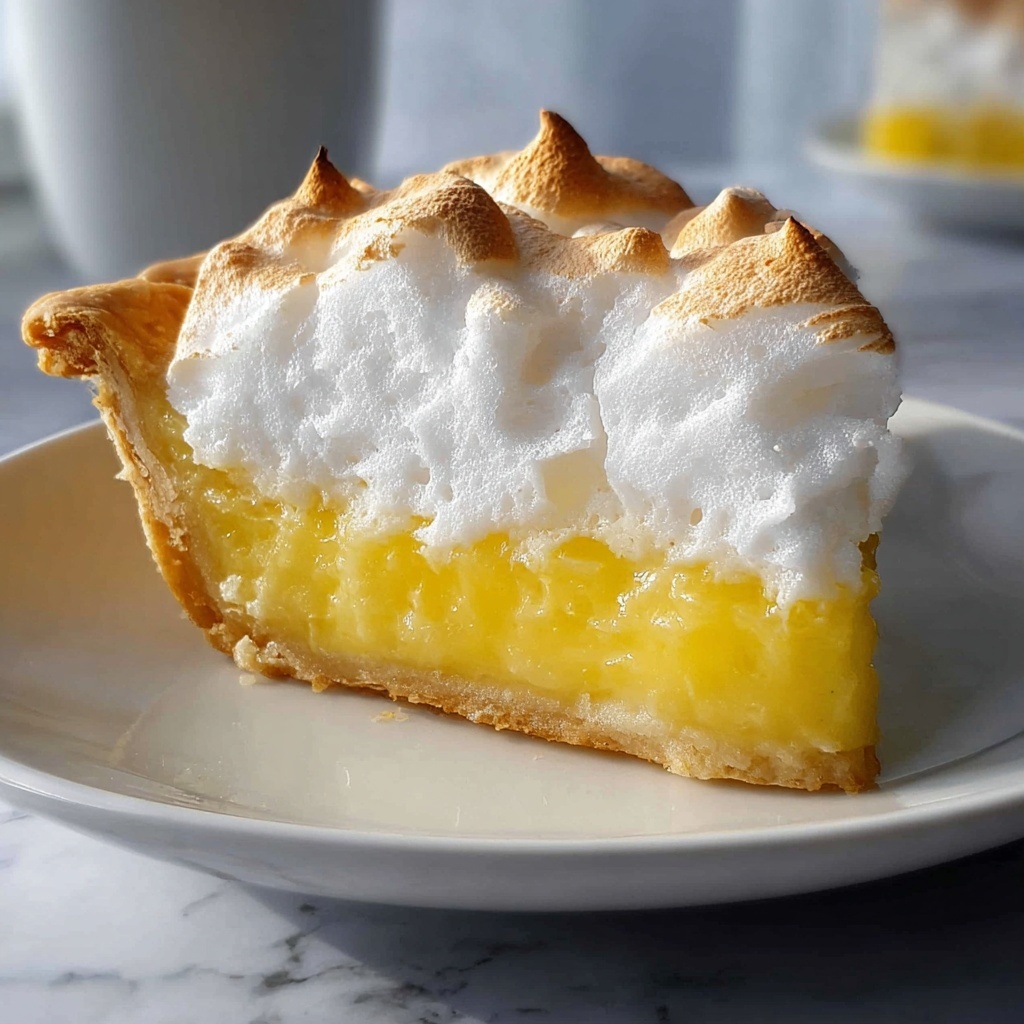 Lemon Meringue Island Delight Pie Recipe for Tropical Bliss Recipe - Recipe Image