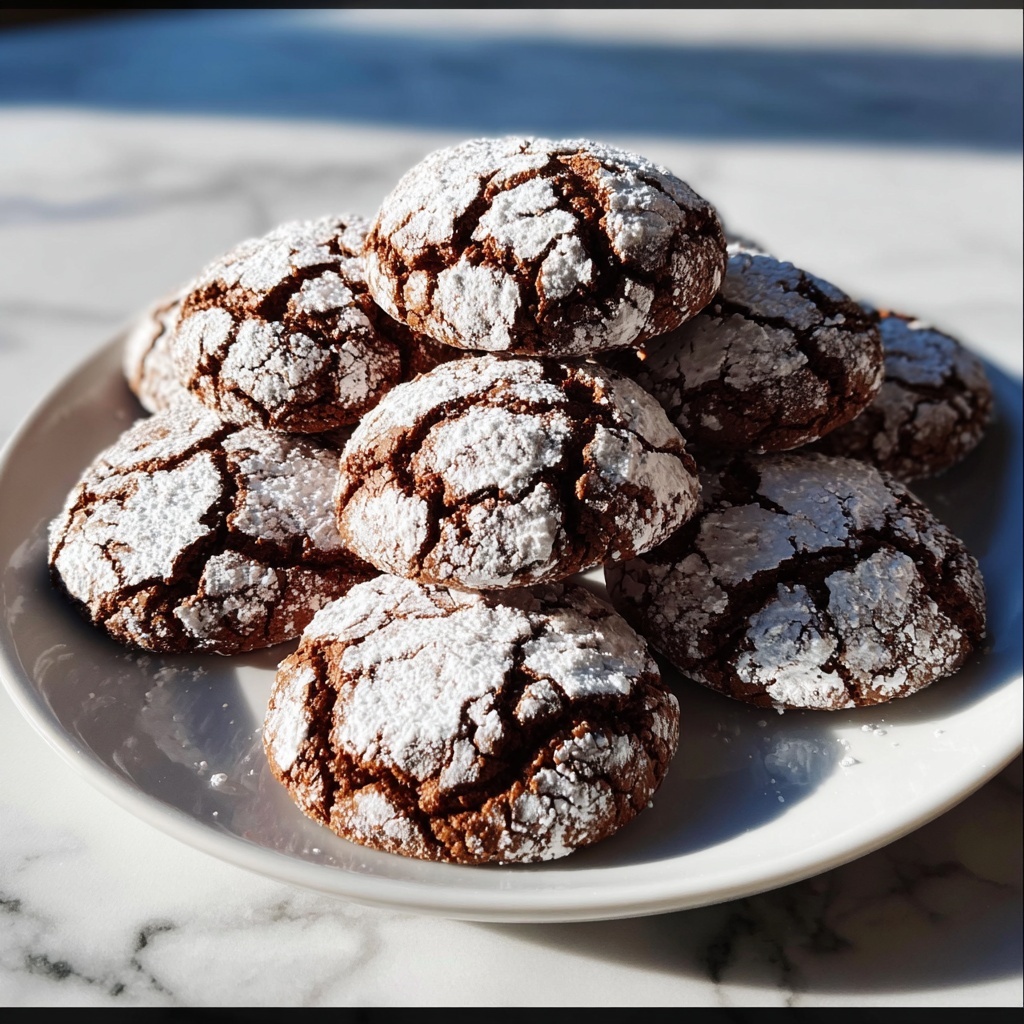 Chocolate Crinkle Cookies Melt in Your Mouth: 7 Blissful Tips Recipe - Recipe Image