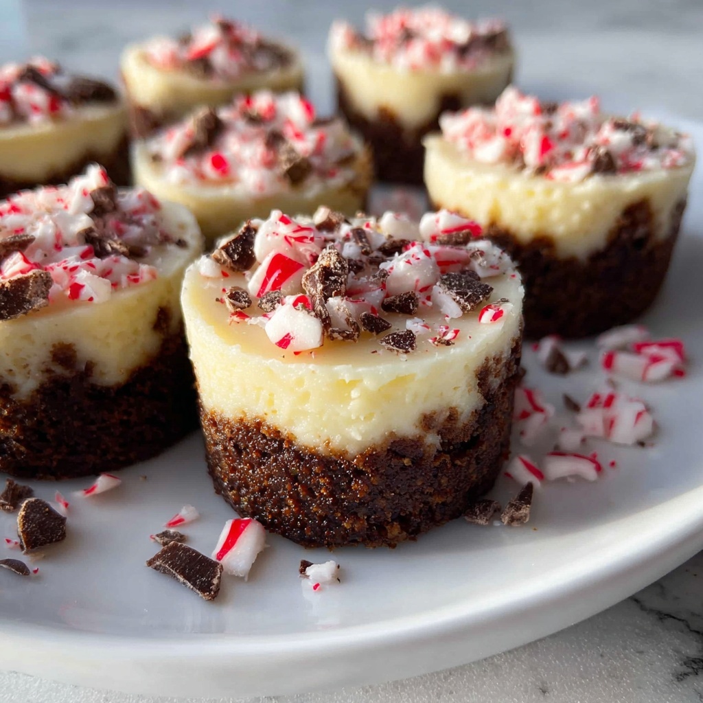 Hot Cocoa Peppermint Cheesecake Bites Recipe - Recipe Image
