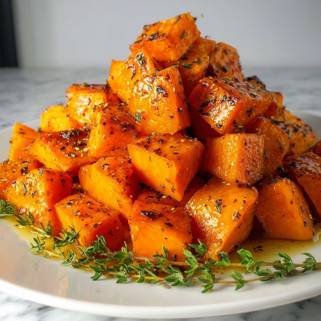 Maple Dijon Roasted Sweet Potatoes Recipe - Recipe Image