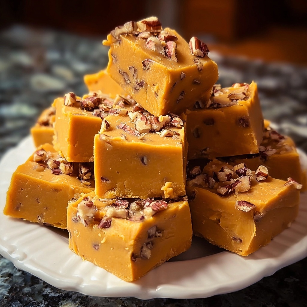 Pumpkin Fudge with Pecans and Chocolate Chips Recipe - Recipe Image