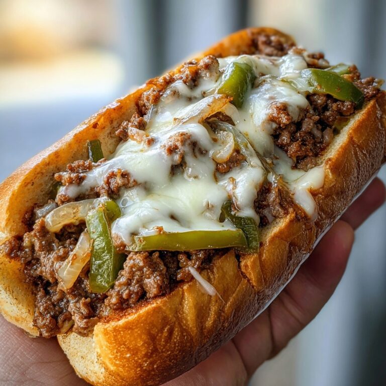 Cheesesteak Style Sloppy Joes Recipe