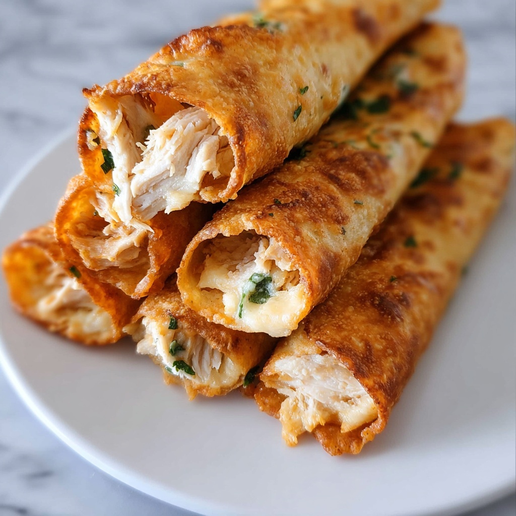 Delicious Jalapeno Popper Chicken Taquitos for Cozy Nights Recipe - Recipe Image
