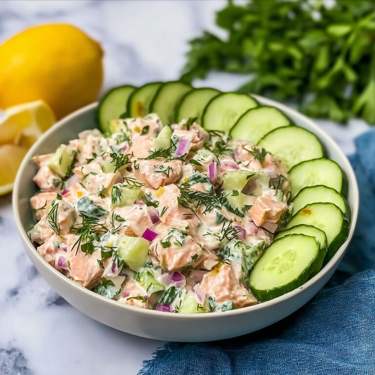 Salmon Salad in Crunchy Lettuce Cups Recipe