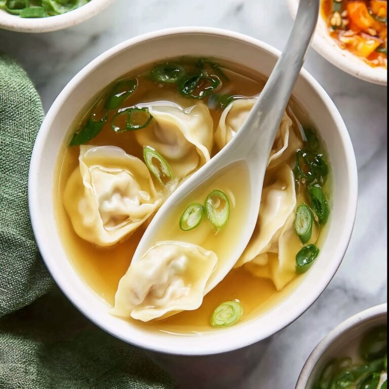 Homemade Wonton Soup: A Heartwarming Comfort in Every Bowl Recipe