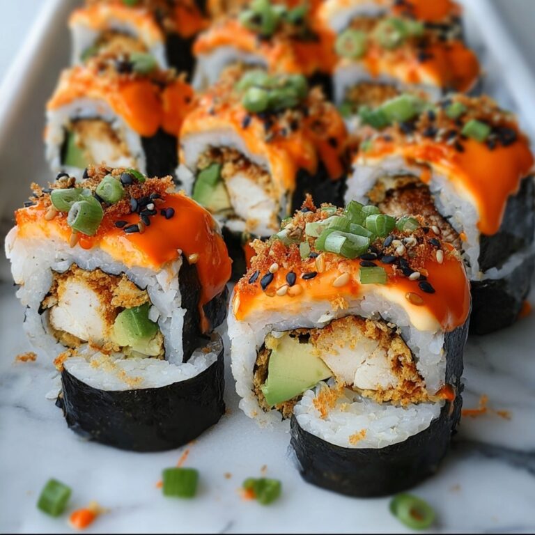 Crispy Vegan Cauliflower Sushi Roll with Spicy Mayo Recipe