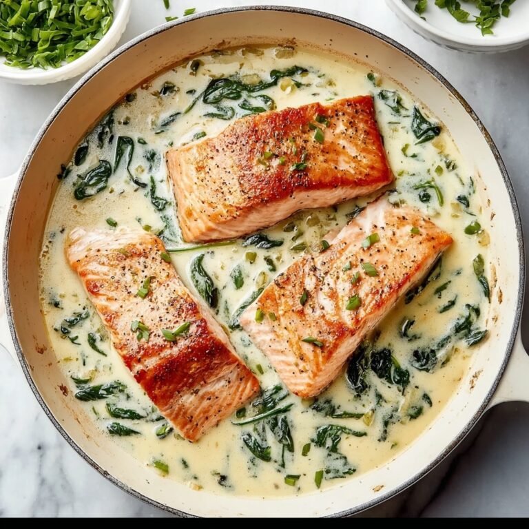 Creamy Garlic Butter Tuscan Salmon Recipe