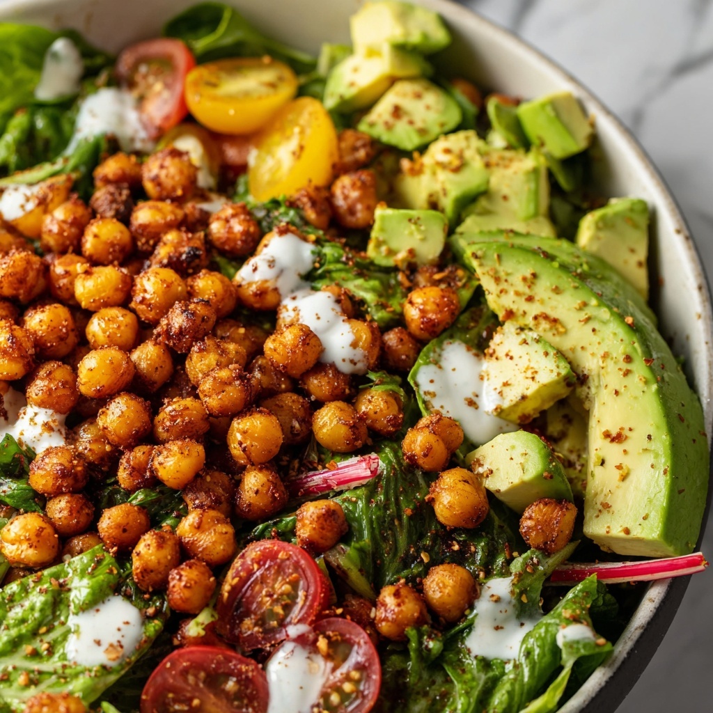 Crispy Chickpea & Avocado Salad Recipe - Recipe Image