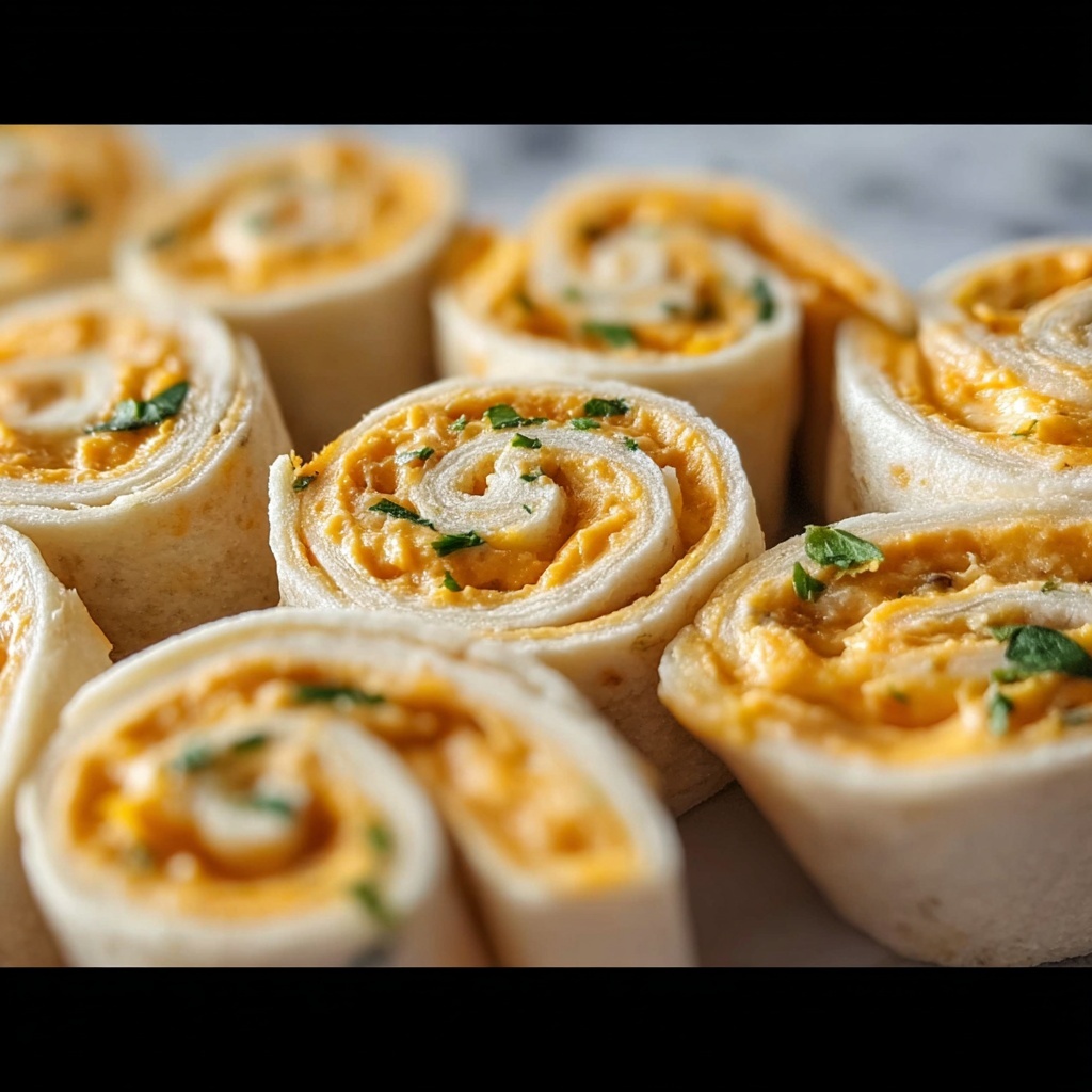 Spicy Buffalo Chicken Pinwheels for a Flavorful Twist Recipe - Recipe Image